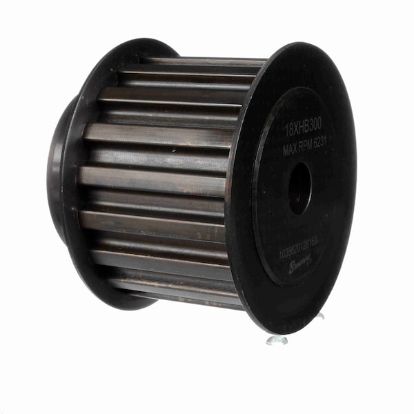 Ductile Iron Rough Bore Gearbelt Pulley, 18XHB300